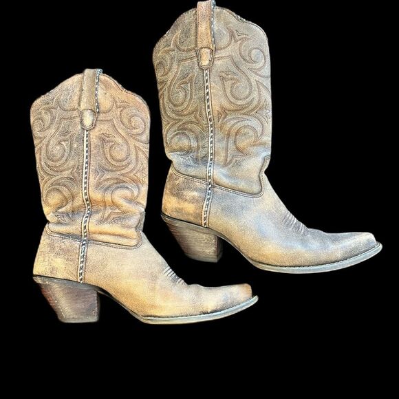 Durango Shoes - Women’s Distressed Cowboy Boots-sz 8.5
